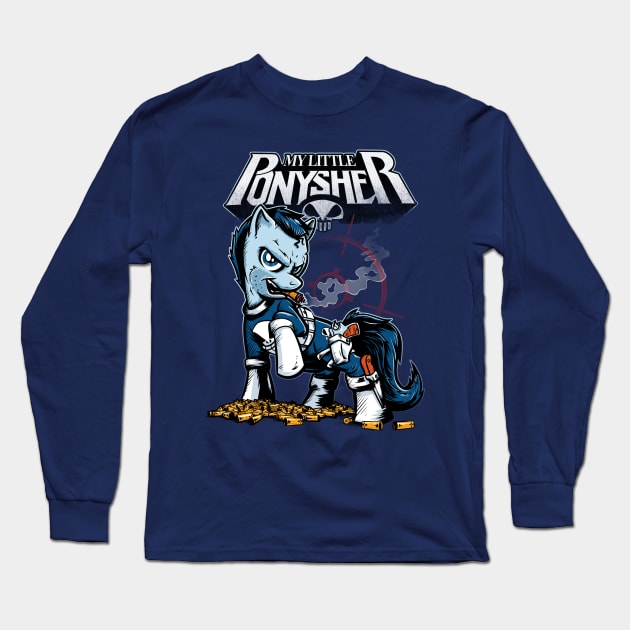 The Ponysher Long Sleeve T-Shirt by poopsmoothie